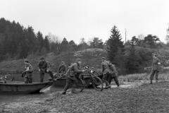 Fältarbete överskeppning 1958